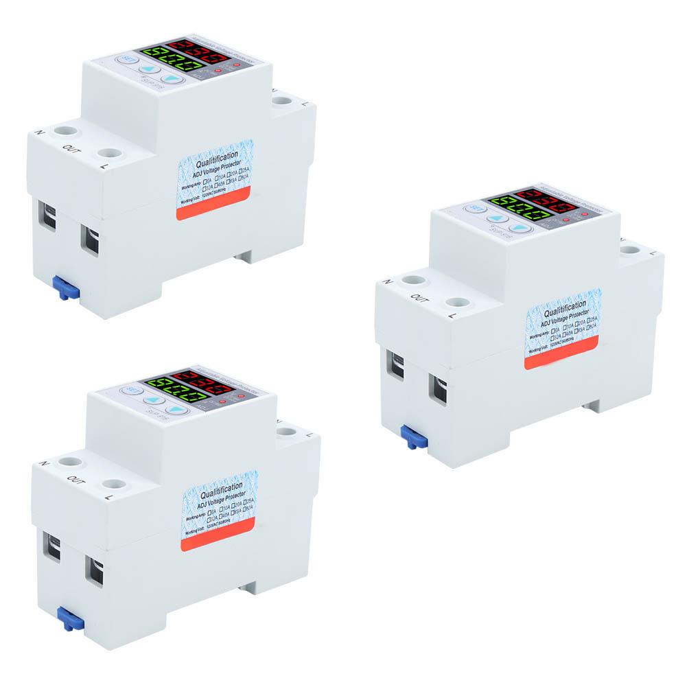 SVP‑916 100‑130VAC Adjustable Over and Under Voltage Protector Delay Reset Protector Voltage Protector Overvoltage Protector