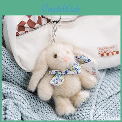 Plush Bunny Toy With Floral Design For Kids Comfort And Sleep