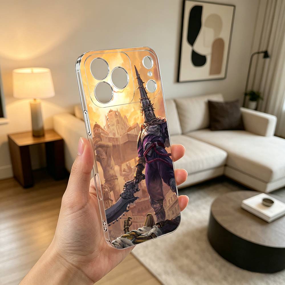 B-Blasphemous The -PPenitent One Game Phone Case Transparent Silicone Soft For iPhone 17 16 15 14 13 12 11 Mini Pro Max Plus