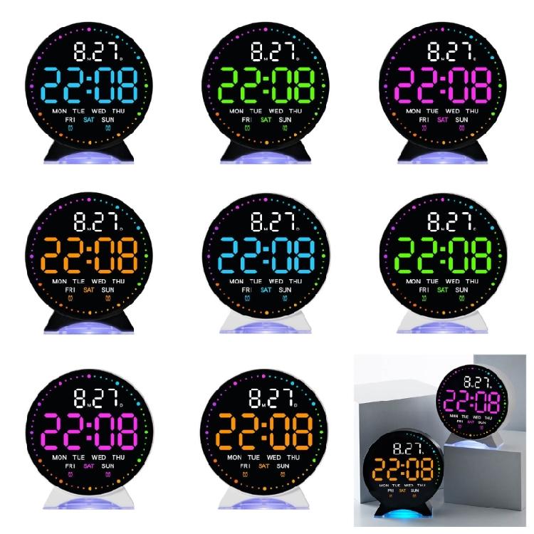 Digital Alarm Clock for Bedroom Electric Desk Clock with Large Number Temperature USB Port Loud Alarm LED Digital Clock