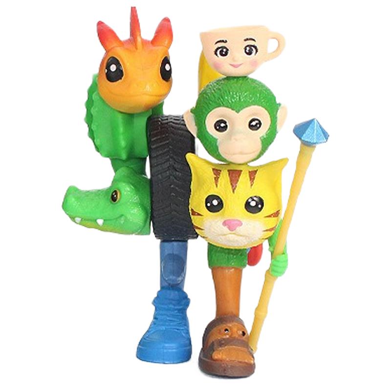 Tralalero Tralala Italian Brainrot Figurine Tung Tung Tung Sahur Ornament Monster Fusion Edition Anime Action Figure Cartoon Toy