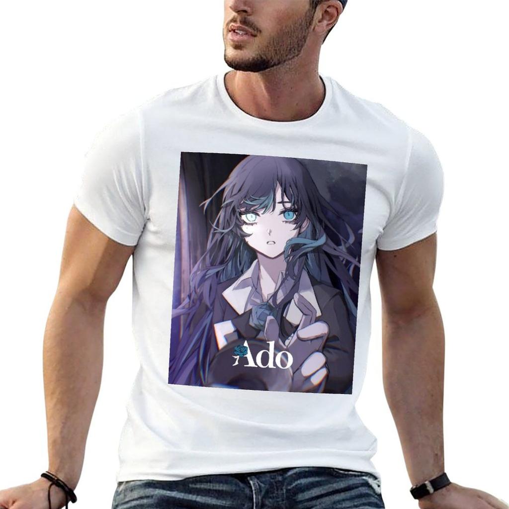 Ado T-Shirt anime tshirt t shirts designer t shirts for man cotton soft T-shirt