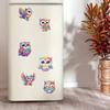 6Pcs Diamond Painting Fridge Magnet Owl Diamond Art Fridge Magnet Diamond Painting Refrigerator Magnet for Adults Kids Beginners