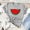 Maglietta divertente con anguria Questa non è una maglietta con anguria Maglietta con pace e amore Maglietta con grafica a manica corta sui diritti umani Streetwear
