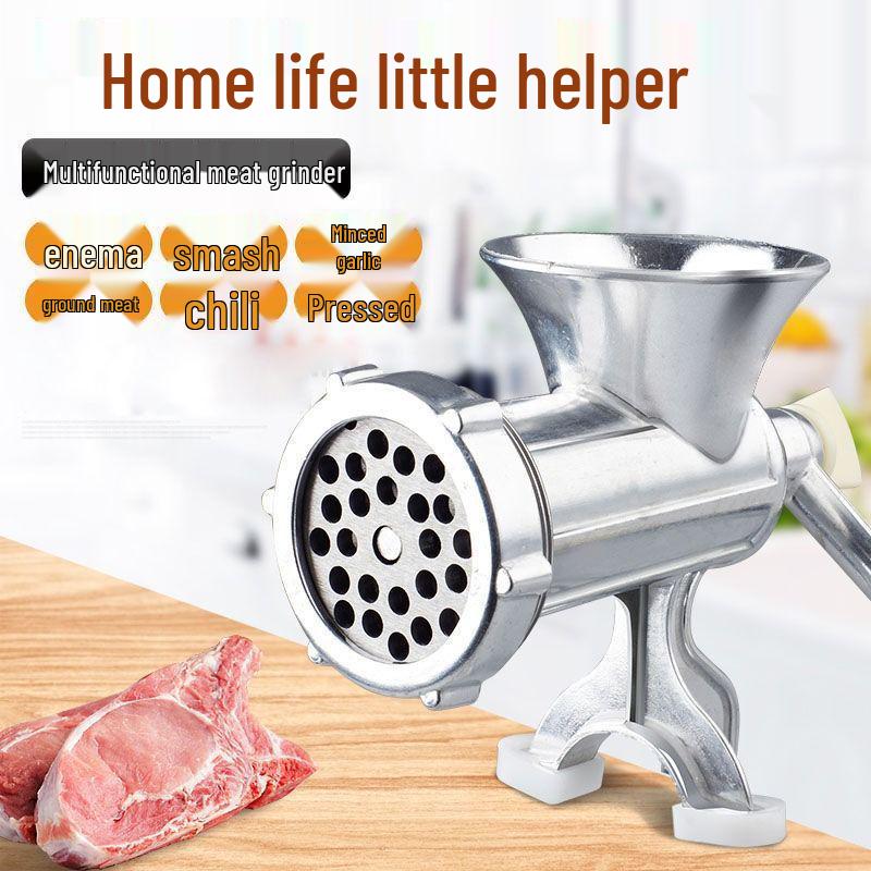 Manuelle Fleischmühle & Wurstfüller: Handkurbelmixer & Gemüsehacker.