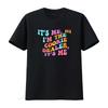 Colorful Cookie Dealer T Shirt Its Me Hi Im The Perfect for Girl Scout Camping Vintage Washed Stylish Homme Slightly