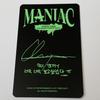 [USED] Bang Chan Stray Kids Maniac Seoul Concert Trading Card Bonus Official