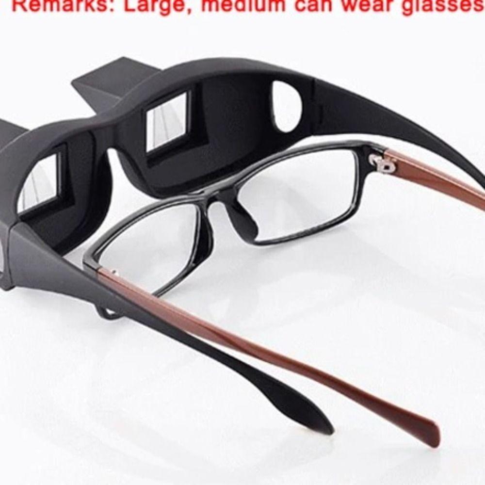 Horizontal Type Lazy Glasses Creative Refractive Glasses Fashion Lying Down View  Men Women