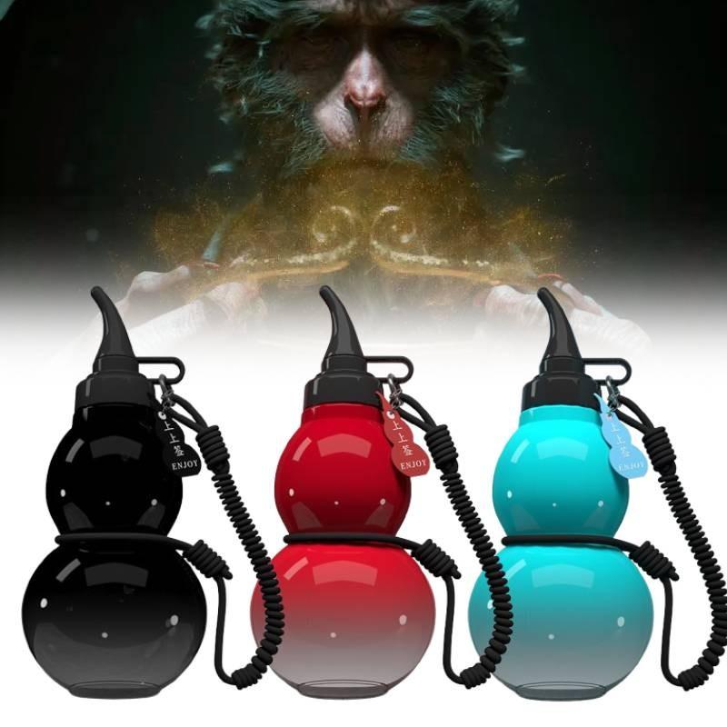 Stylish Black Myth Gourd Water Cup Made Of Durable Tritan Material For All Purposes