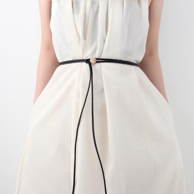 Imitation Leather Women Belt Adjustable Length Dress Shirt Top Waistband Wear-resistant Waist