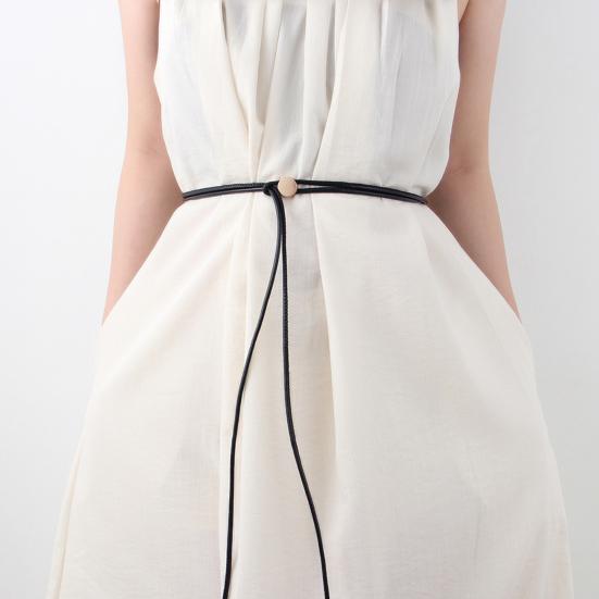 Imitace Kůže Dámský Pásek Nastavitelná Délka Šaty Košile Top Pas Odolný proti Opotřebení Pasový Pás Módní Doplněk