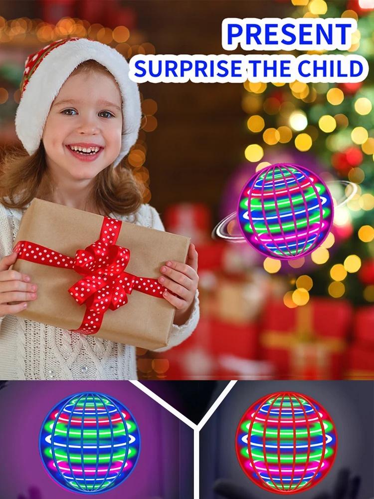 Flying Ball, Automatic Spinning Ball, LED Dazzling Lights, Floating Magic, Fan, UFO Flying Machine, Toy, Gift, Game, Sports Ball
