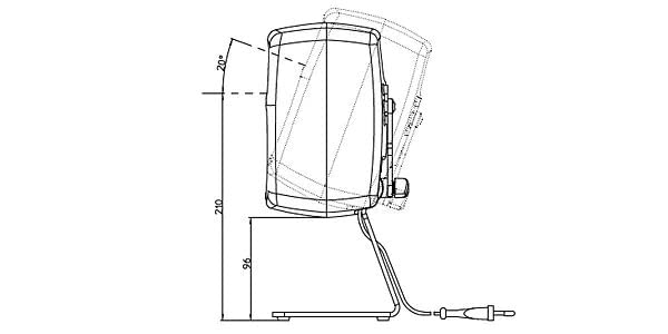 K&M 23271B Monitor Speaker Stand for Genelec 8010-320B (Official Japanese Product)