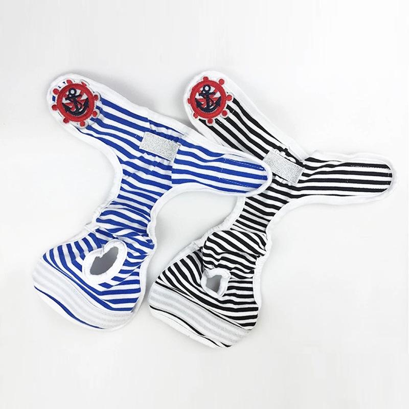 Striped Dog Sanitary Pants & Belly Band for Pets