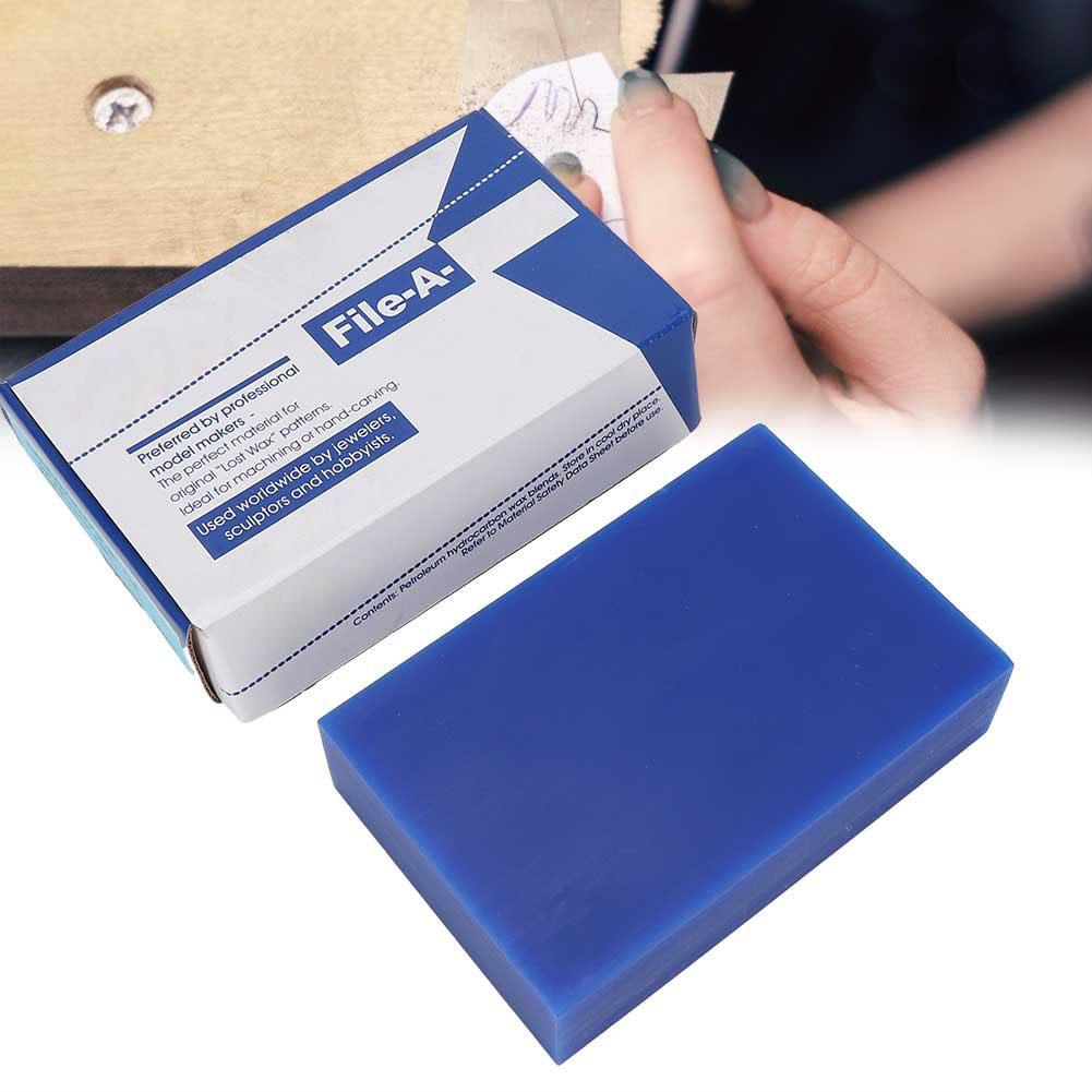 Blauer Wachsblock Schmuck Schnitzwerkzeug Modellbau Professionelles Zubehör(1 Stück)