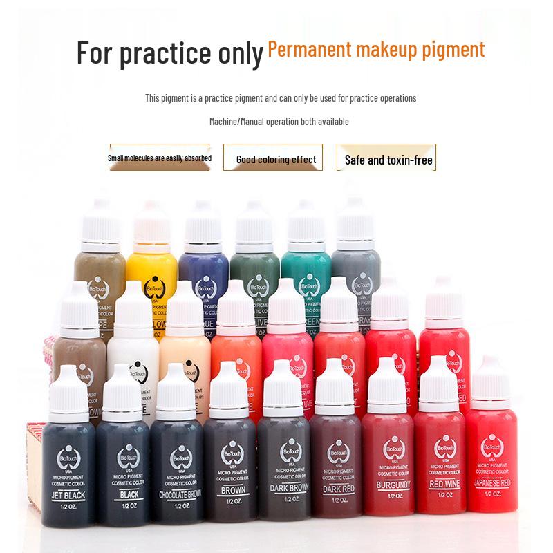 Beginner Eyebrow & Lip Blush Microblading Pigment for Natural Coloring and Fast Retention