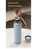 Stainless Steel Insulated Water Bottle with Smart Temperature Display for Outdoor Sports