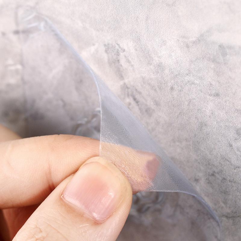 Transparent No-Punch Adhesive Hook for Bathroom or Kitchen