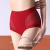 Ladies Spring and Autumn High Waist Lace Belly Lift Hip Breathable No Trace Underwear