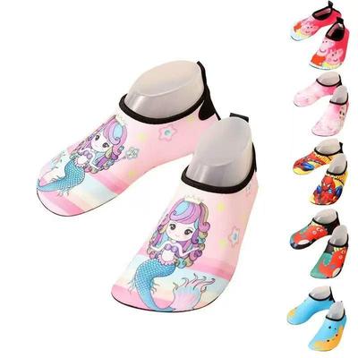 Children's Non-slip Beach Water Shoes - Soft Sole, Printed, Outdoor Wading & Fitness Socks