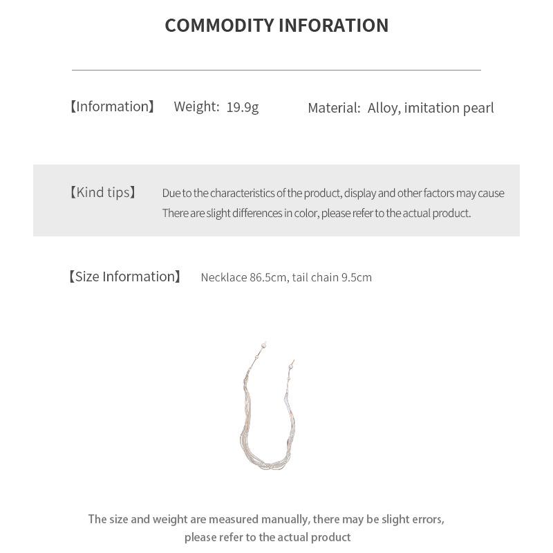 French Pearl Multi-Layer Necklace: Elegant, Versatile Fashion Accessory with Unique Design