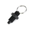 Factory Outlet M8/10/12/16/20mm Stainless Steel/ Carbon Steel Retractable Index Plungers Pull Ring Locating Pins With Lock Nuts