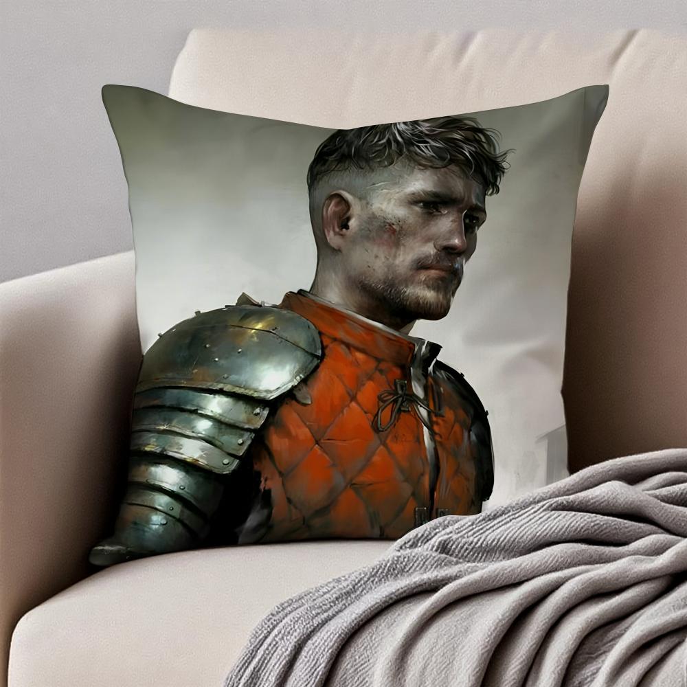 Historisches Spiel KKingdom Come Deliveranc Kissenbezug Kissenhülle Milbenschutz Unsichtbarer Reißverschluss Kurzer Plüsch Sofakissen
