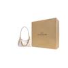 Coach Juliet 25 Logo Chiusura a Zip Borsa a Spalla in Pelle Tote Media Borse da Donna Gesso CW640-B4HA