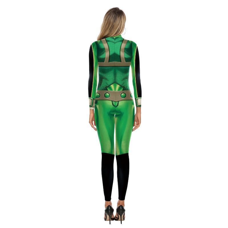 Halloween Anime Cosplay Jumpsuit Women Sexy Bodysuit Carnival Party Stage Zentai Suit Women Cycling Morphsuit Aerial Yoga Suit