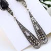 4 Pair Retro Bohemia Style Long Earring Set Modern All-match Eardrop Ornament