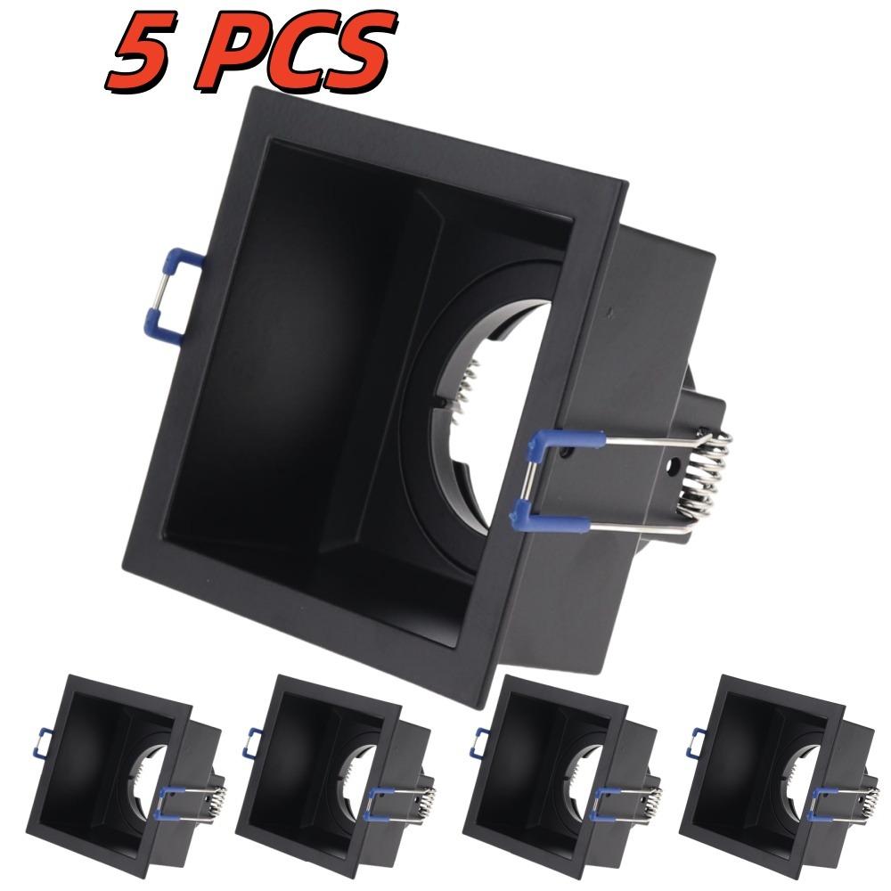 5/10 Pcs Recessed LED Ceiling Downlight Bracket Spotlight Frame Socket GU10/MR16 Lamp Holder Fitting Fixture