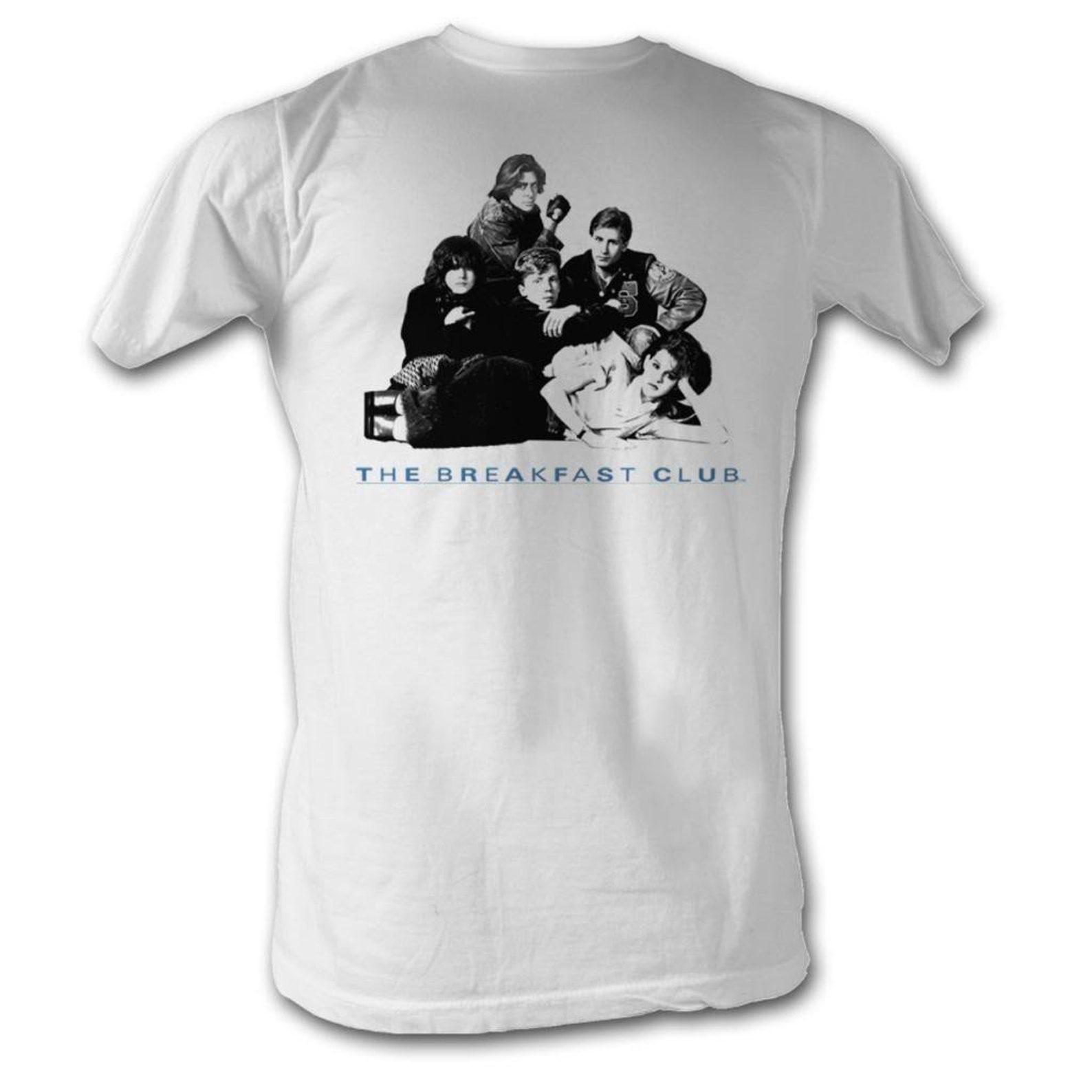 Breakfast Club Group Black and White Adult T-Shirt M
