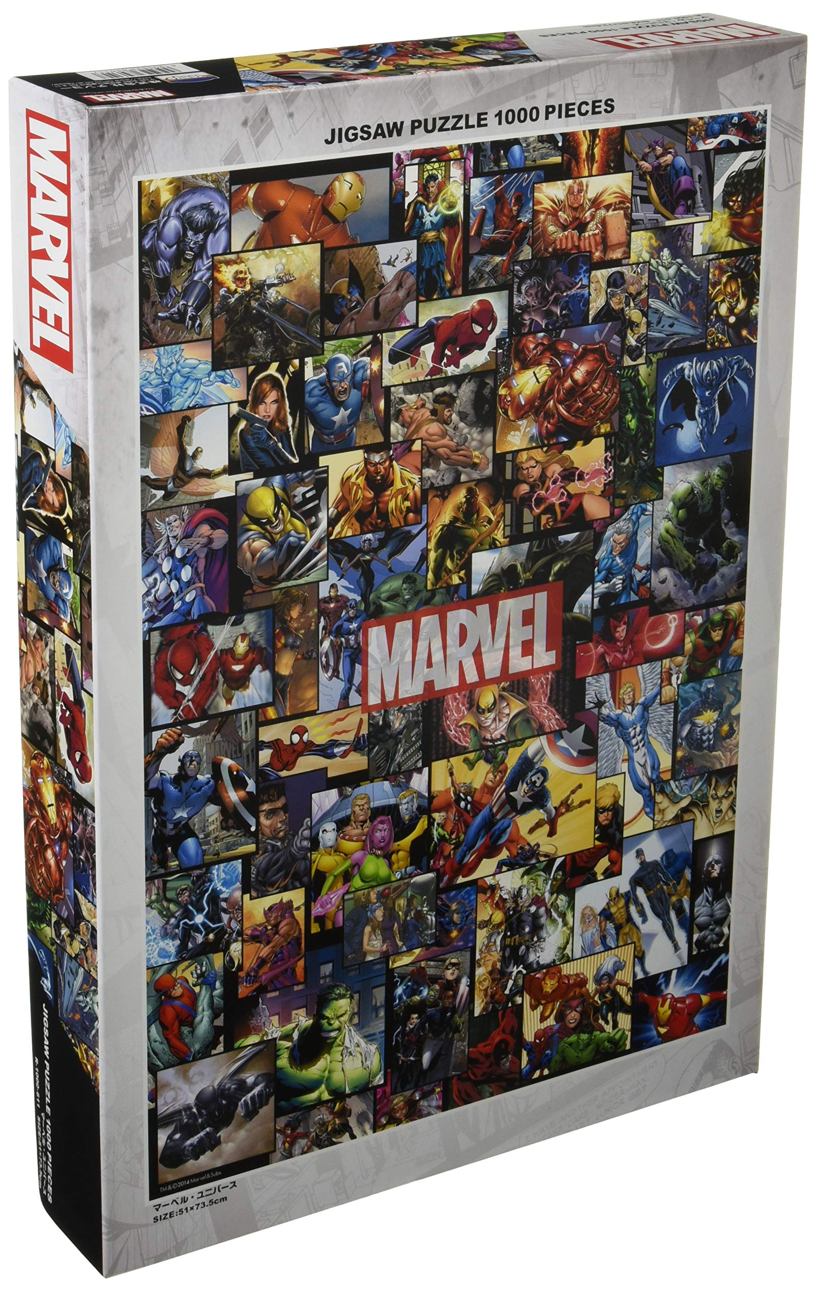 

Tenyo в пазле из 1000 деталей Marvel Marvel Universe В комплект входят клей и шпатель. В комплект входит сервисная карта [Сделано в Японии] (51х73,5см) Р-1000-611