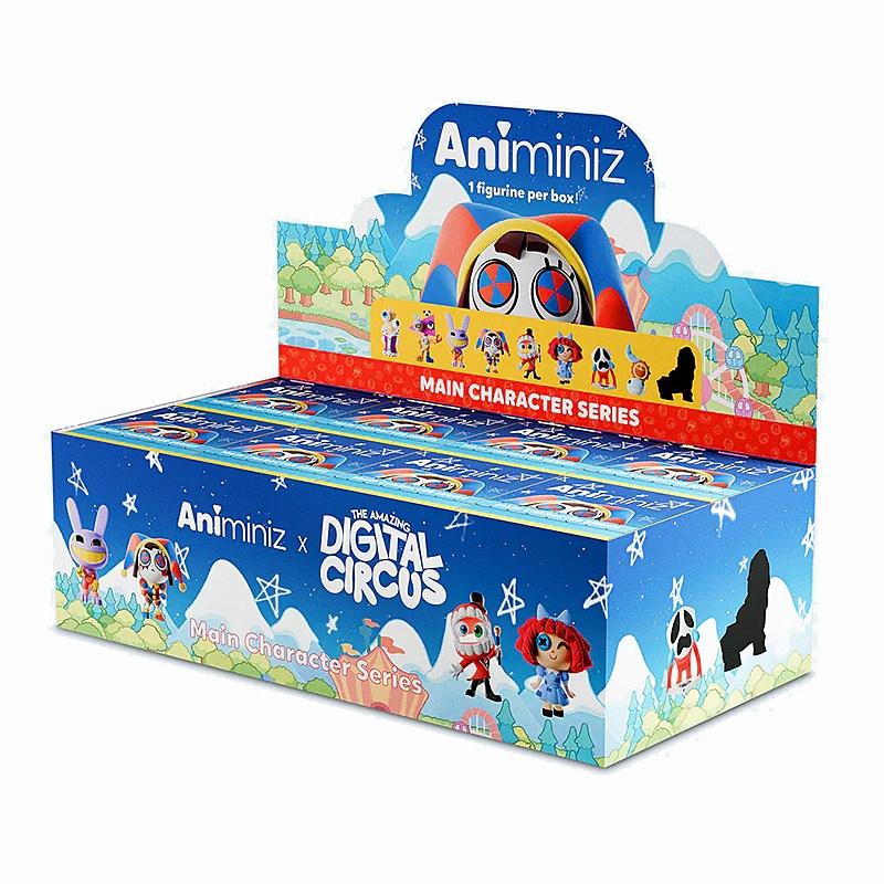 Digital Animiniz Series Collection Blind Box - Pomni Jax Ragatha Gangle Doll Glitch Toy for Birthday Gift