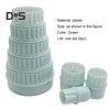 8Pcs/Set Cookie Cutters Sturdy Reusable Plastic Wavy Round DIY Dough Shape Molds for Baking