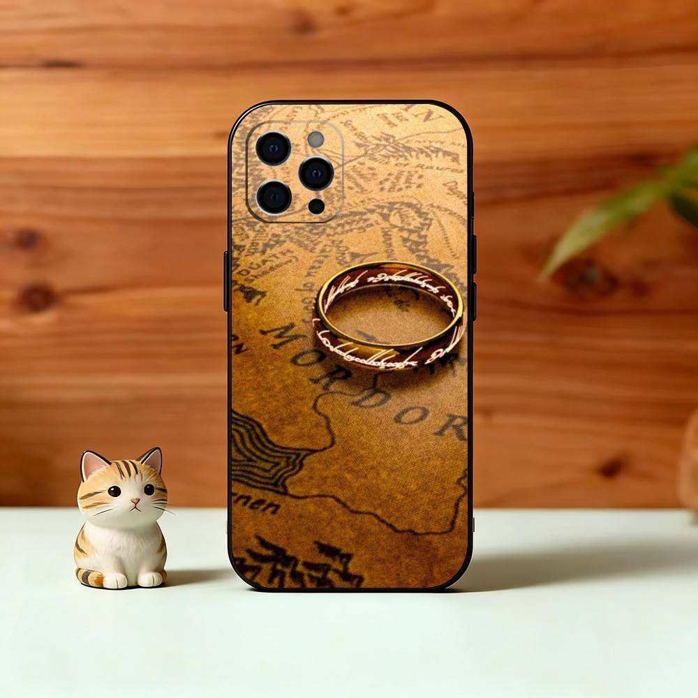 Lrd TV of Rngs Phone Case For iPhone 17, 16,15,14,13,12,11 Plus,Pro Max, Others Soft Black Cover