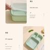 Reusable Food Container 4Colors Kids Bento Box Portable Storage Boxs  Travel Snack Storage