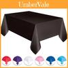 Toalha de Mesa de Plástico Descartável Elegante Para Eventos de Festa e Casamentos Cores Múltiplas