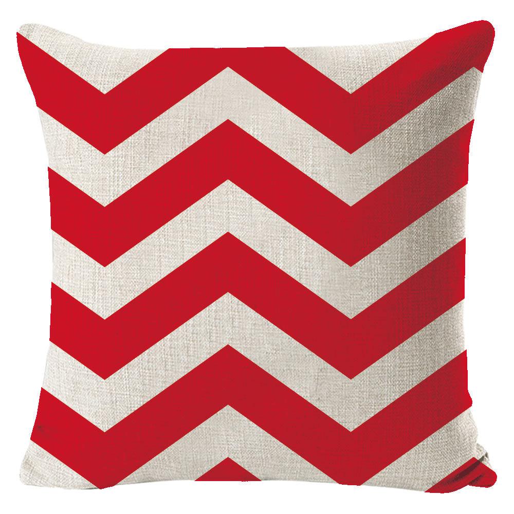 New Christmas Pillow Cover Four-piece Set Pillow Cushion Office Lumbar Backrest Decorative Backrest