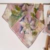 Ren Bomuld Dame Tørklæde Firkantet Foulard Dame Hals Hår Tørklæder Design Printet Hovedtørklæde Mode Pige Tørklæder 2023 Ny