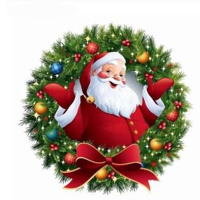 Santa Claus Merry Christmas Wall Sticker for Christmas Festival Decoration Living Room Home Window Glass Door New Year Poster