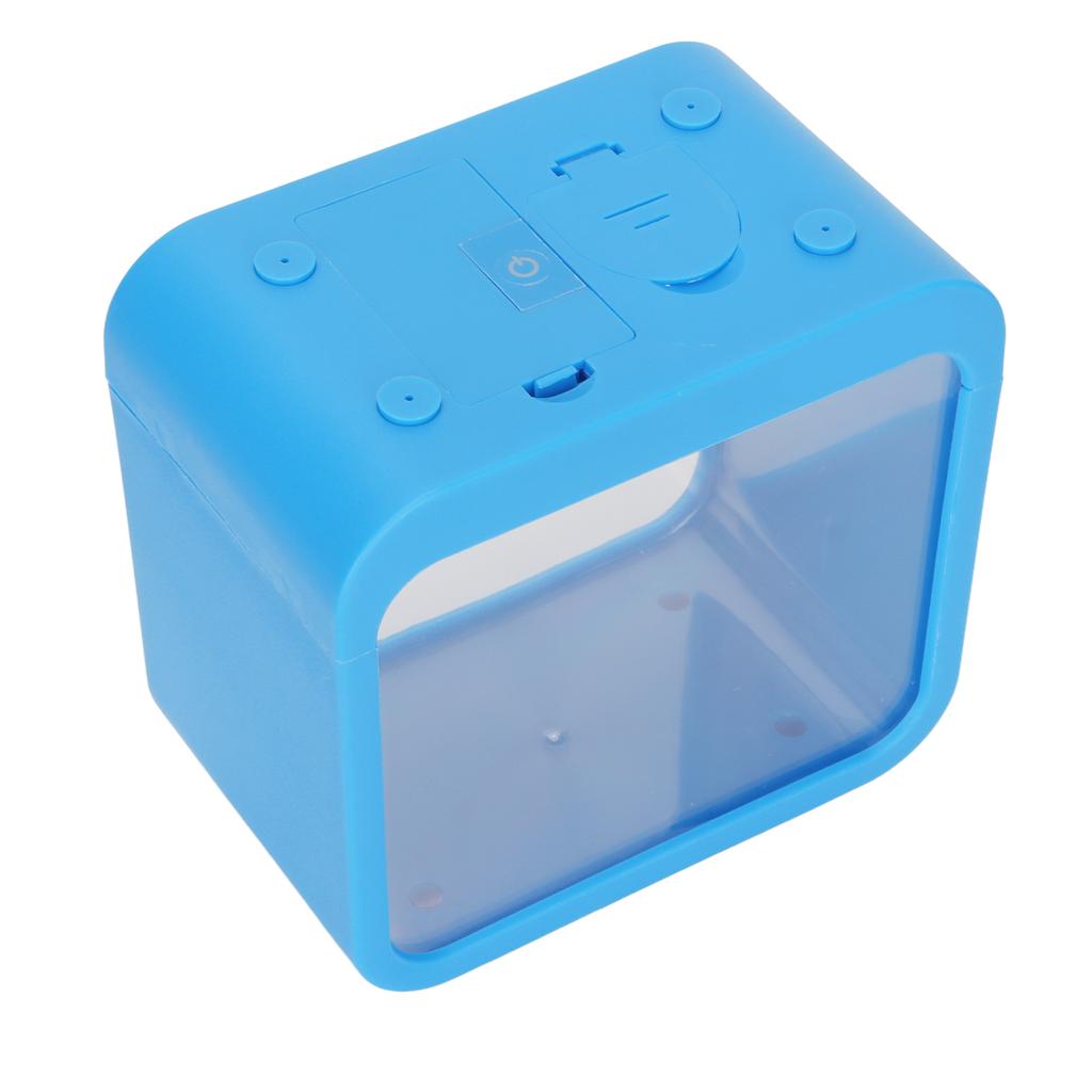 Mini Fish Tank with LED Light Detachable Aquaponic Betta Fish Tank for Office Home Desk Decoration