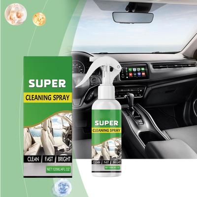 Car Interior Cleaner; Car Foam Cleaner; Car Dirt Cleaner; Fully Applicable To A Variety Of Interiors, Including Carpets And Seats(120ML)