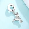 Copper Flying Hummingbird Pendants Bracelet Charms Fit Women Jewelry Party Beads Diy Fine Gifts Accessories