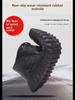 Men's Winter Cotton Leather Boots: Plus Velvet Warm, Non-Slip, Casual Outdoor, Snow & Dad Shoes