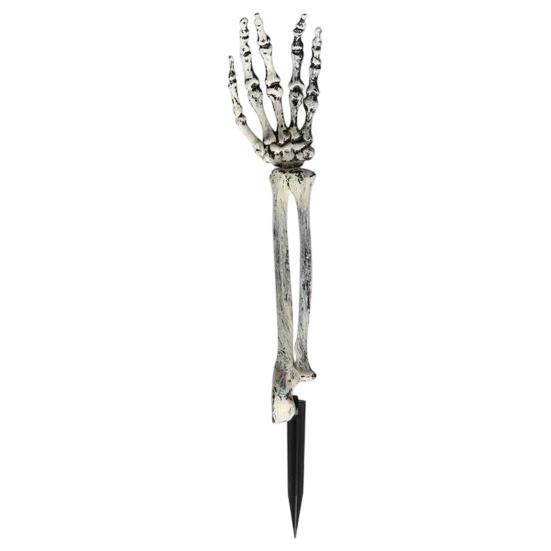 Halloween Skeleton Stakes Realistic Stake, Spooky Skull Hand Yard Atmospheric Horror Lawn Accents Sign for Outdoor Garden Graveyard Decor Waterproof