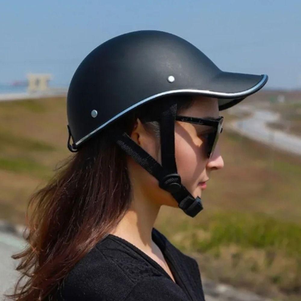 1 Stück mit verstellbarem Riemen Sicherheitshelm Universelle Baseballkappe Hut Elektrofahrradzubehör