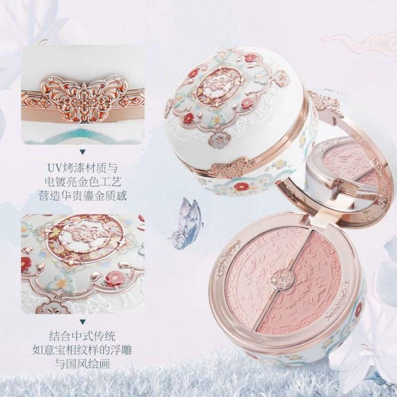 Flower Knows - Butterfly Cloud Collar Highlighting & Blush Duo Powder - 02