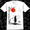 Samurai Sakura Japan Best Cute Retro Style T Shirt 1105