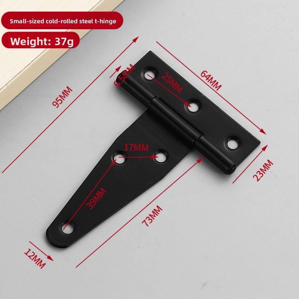 3/4/6inch Door Hinges Metal Wrought Hardware for Wooden Fences Yard Barn Door Cabinet